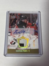 2015 Upper Deck Team Canada Juniors - Jersey Brayden Point #111 Auto Patch /199
