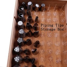 kowanii Cake Decorating Tips Storage Box DIY Flower Nails for 'White'