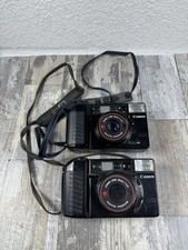 Canon AF35M Film Camera - 38mm - f/1:2.8 - For Parts Or Repair Lot Of 2