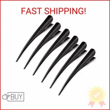 Large Long Alligator Hair Clips for Styling Salon Sectioning, GLAMFIELDS 5 inch