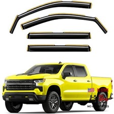in-Channel Window Rain 2019-2026 Chevy Silverado/GMC Sierra 1500 Crew Cab