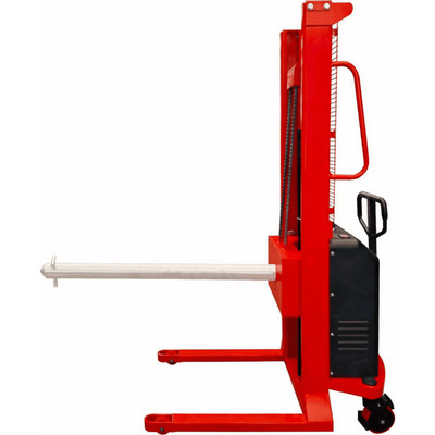 Powered Roll Stacker, Ple Dia.4.7'', L 48'', 660 Lb. Cap., 70'' Lift Height