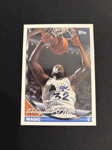 Topps 1993-94 Shaquille O'Neal #181 NBA Rookie Orlando Magic Basketball Card