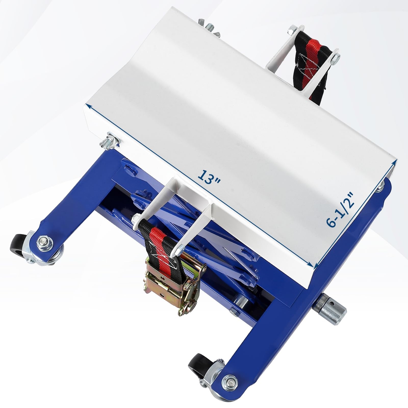 7-23in Lift Range,for Auto Repair,Heavy Duty Transmission Jack 450 LB Capacity,