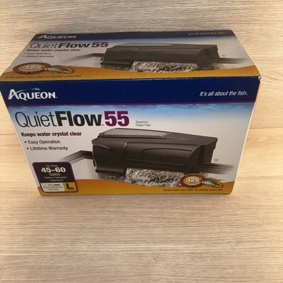 Aqueon Quiet Flow 55 Aquarium Power Filter For Tanks Up To 60 Gallon New In Box