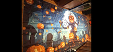 Halloween Garage Door Cover LG Halloween Garage Door Decorations Approx 13'x 6'
