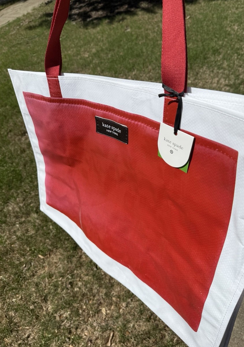 Large Kate Spade X Target Red Tote Bag Reusable | eBay