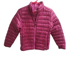 REI CO-OP Kids Down Puffer Jacket Large 14/16 Fusha Dark Pink
