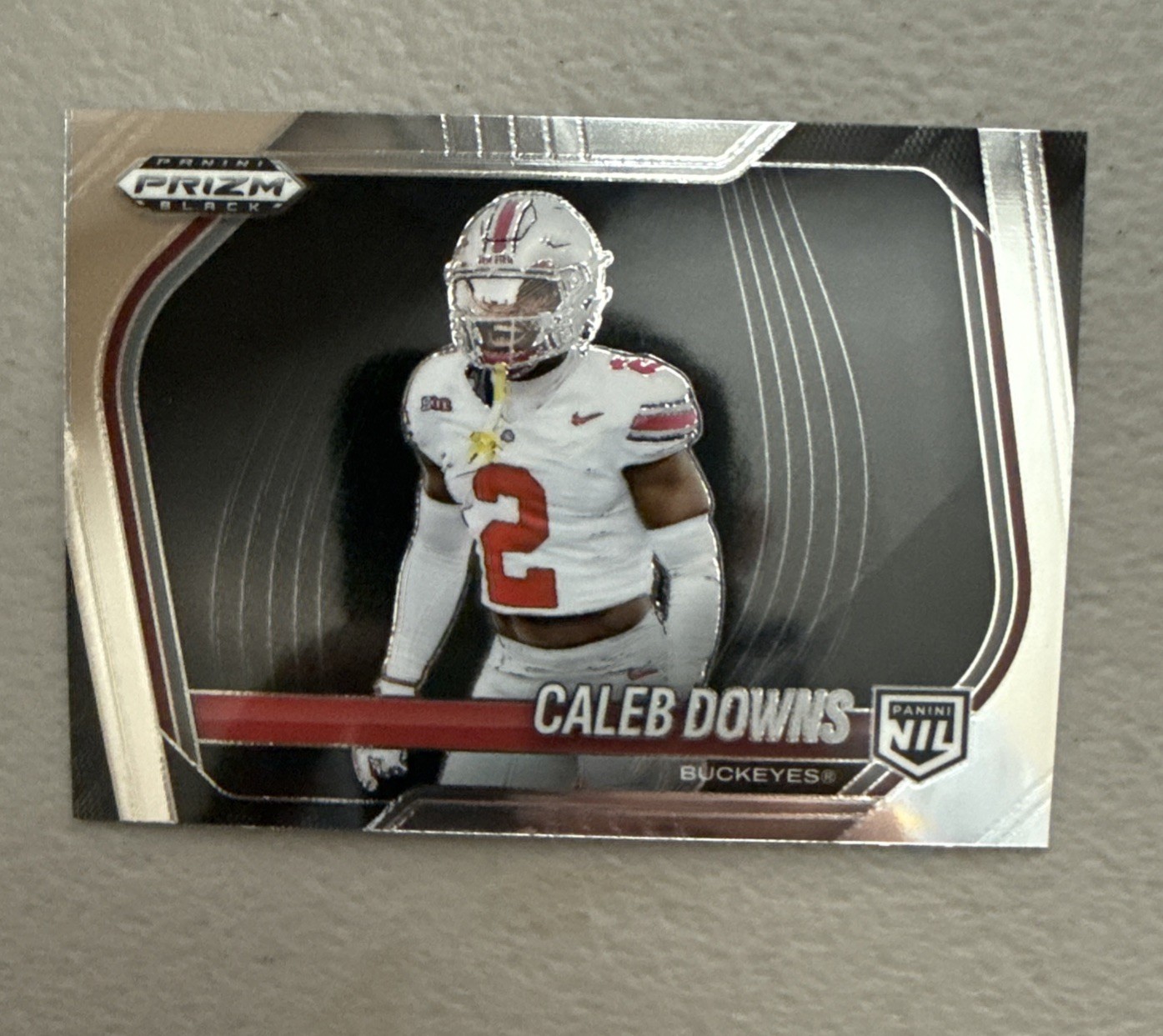 2025 Panini Prizm Black Caleb Downs Ohio State #190 NIL