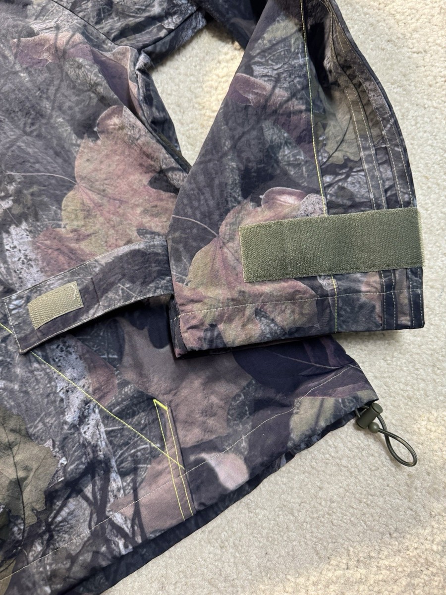 Adidas Real Tree Camo 1/2 Zip Jacket Convertible Hunting Fishing