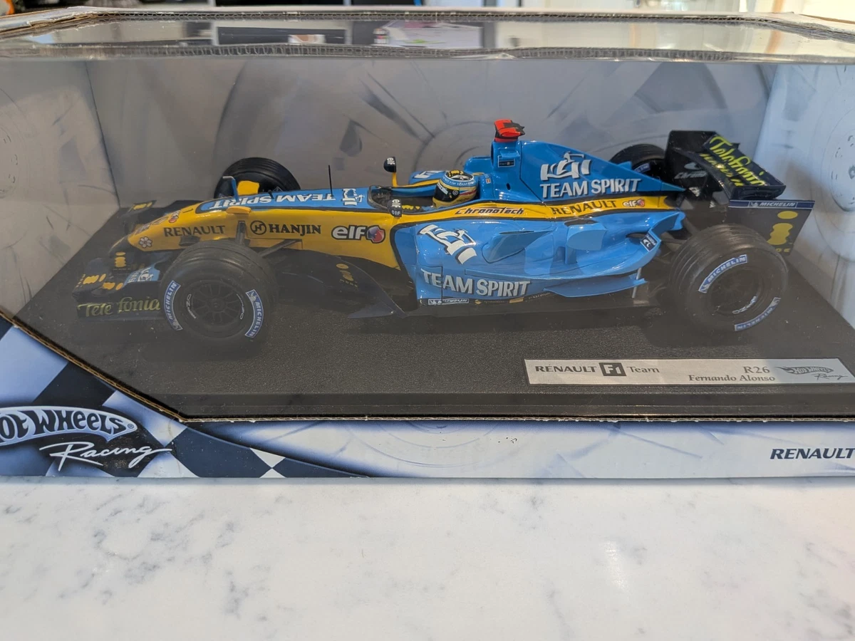 Hot Wheels Renault Fernando Alonso Diecast Formula 1 Cars for sale