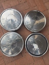 Set Of 4 Vintage Ford Motor Company Dog Dish Hub Cap Wheel Cover 10 12 Frd1
