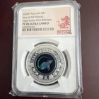 2020 Australia OPAL LUNAR Year of the MOUSE 1 oz Silver Proof Coin NGC PF70 FR