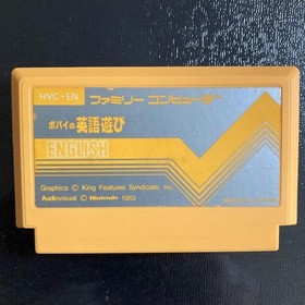 Nintendo Popeye no Eigo Asobi Famicom HVC-EN Used