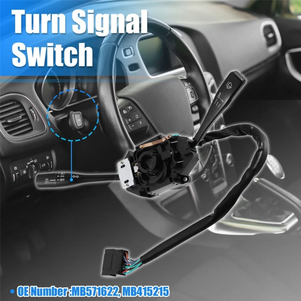 1PCS Car Turn Signal Wiper Switch Fit Mitsubishi Mighty Max（LHD) MB571622 - Image 2 of 4