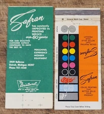 Matchcover USA Detroit Michigan Safran Printing Service