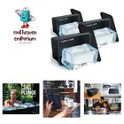 Giant Ice Block Mold with Lid 3-Pack - Shape 12 lbs Ice Bricks - Professional...