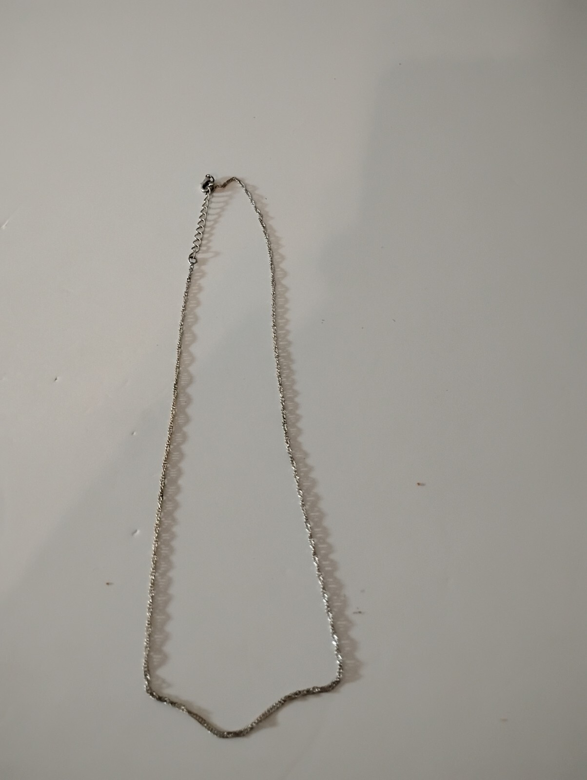 Super Fine 8-Inch Crosswave Steel Choker Necklace Costume Jewelry  