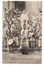 CPA DAHOMEY - Fanfare de Portonovo - Dos non divisé