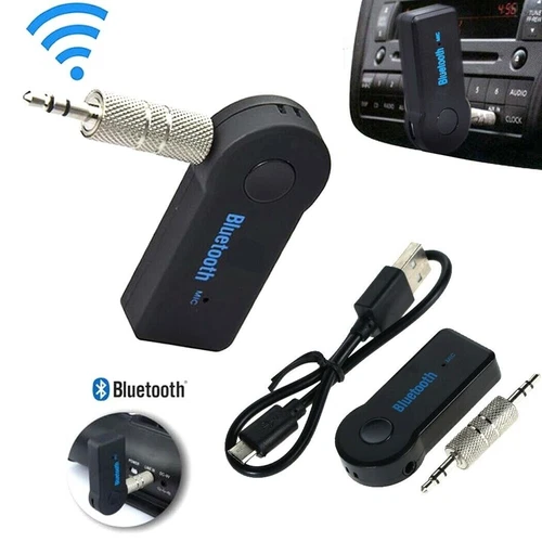 Wireless Bluetooth 3.5mm AUX Audio Stereo Music Home Car Receiver Adapter
