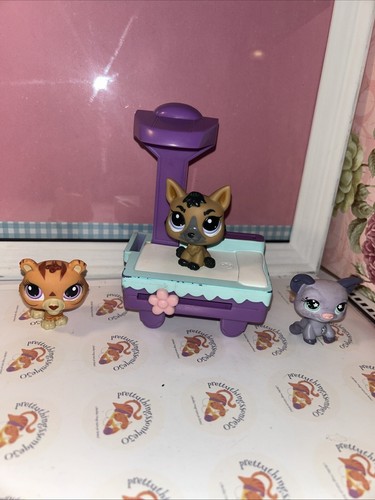 LPS My Little Pet Shop Figures Pig Tiger Dog Vintage Collectible X-ray Machine - Picture 3 of 9