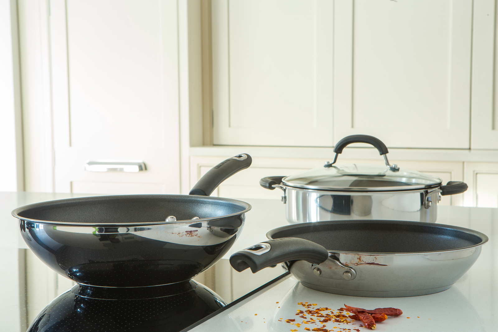 Circulon Induction Wok Pan Stainless Steel Dishwasher Safe, Non Stick