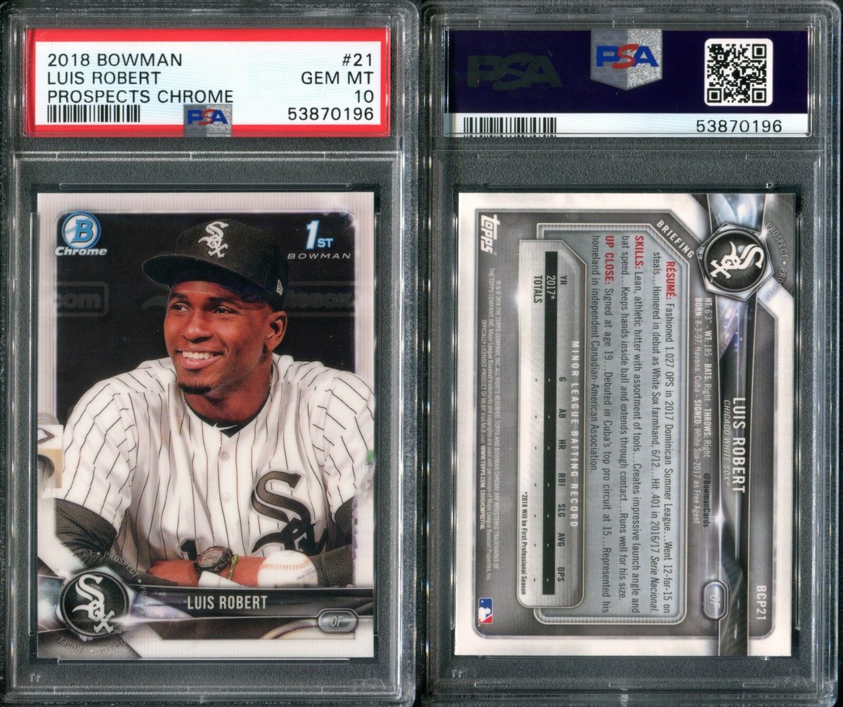その他 2018 bowman luis robert psa10 2018 bowman luis robert psa10 【公式通販】