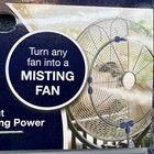 Outdoor Patio Water Mister - Fan Conversion Kit - Quick-Attach Easy Set Up