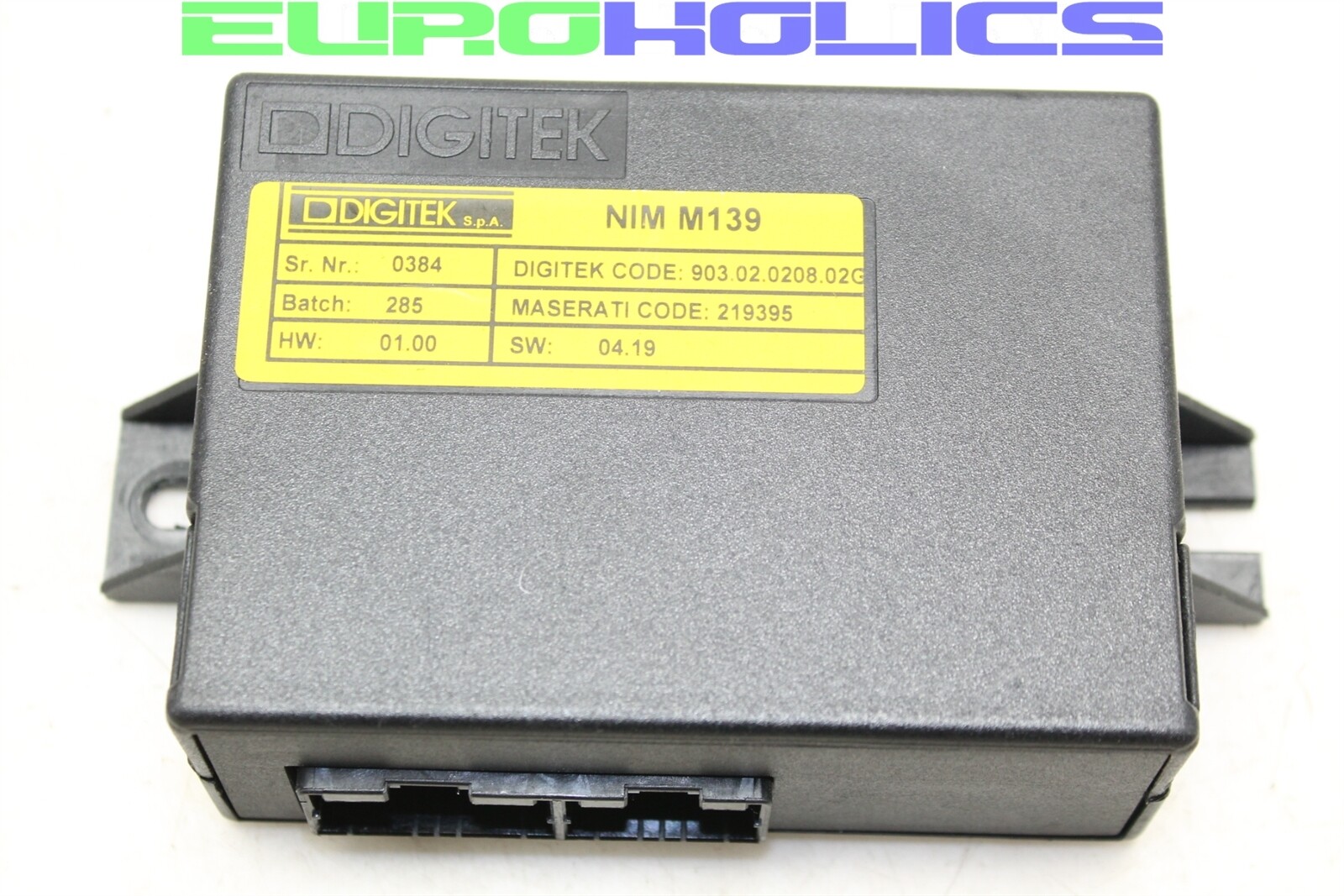 Maserati M139 Quattroporte 04-08 Sunroof Control Module ECU ECM Computer 219395