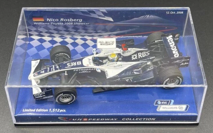 Minichamps 1/43 Williams Toyota 2008 Showcar Nico Rosberg Speedway Collection Foto 3 de 4
