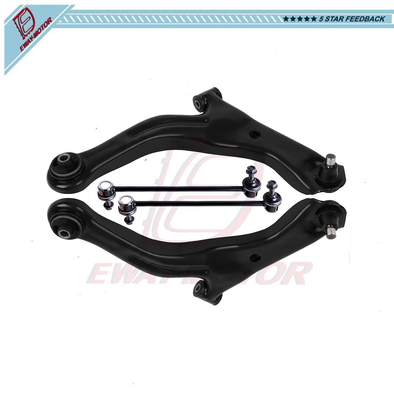 4x Fits 05-11 Mazda Tribute Mercury Mariner Front Lower Control Arm Sway Bar End