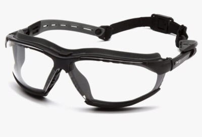 12 Pyramex GB9410STM Isotope Safety Glasses, Clear H2MAX Anti-Fog