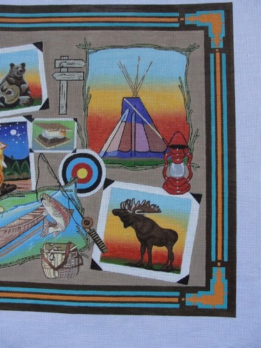 Camping Outdoors Great Plains Travel Memory Handpainted Needlepoint Canvas 2143 - Picture 3 of 3