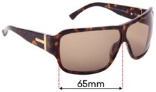 SFx Replacement Sunglass Lenses Fits Gucci Gg1544/s - 65mm Wide