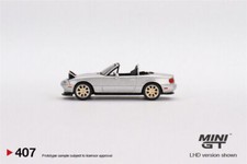 1:64 scale MINI GT Mazda Miata MX-5 (NA) Tuned Version Silver Stone LHD in box