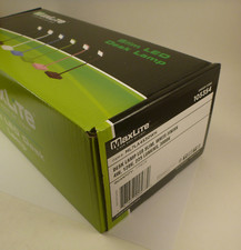 MaxLite Slim LED Desk Lamp with USB Port White Finish Adjustable Neck