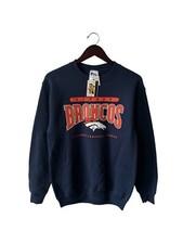 vintage denver broncos sweatshirt youth size XL deadstock NWT 90s made in USA