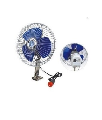 12v Car Fan 2 Speed Metal Grill RV Truck Summer Cooling Portable Auto Fans