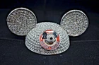 ARRIBAS LIMITED EDITION DISNEY SWAROVSKI CRYSTAL MICKEY MOUSEKETEER EAR HAT