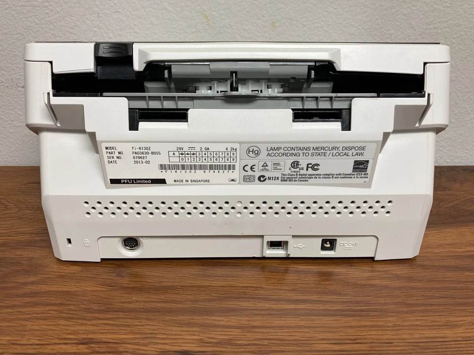 Fujitsu FI-6130Z Document Scanner - For Parts/Not Working - Image 2 of 3
