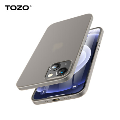 TOZO Ultra-Thin Case For IPhone 13 Mini - 0.35mm Thin Matte Black Hard Cover