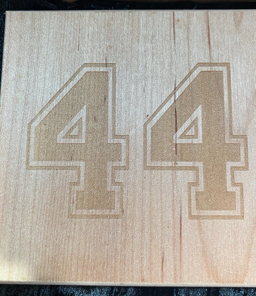 Set of Four Man Crates Atlanta Braves Wooden Coaster With Bottle Cap Opener  - Image 4 of 4