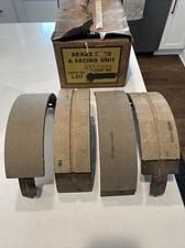 Nos Gm 3770691 1959-62 Impala Belair Front Brake Shoes .030 Oversized Facing Oem