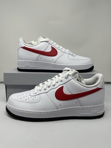 nike air force 1 low white red blue