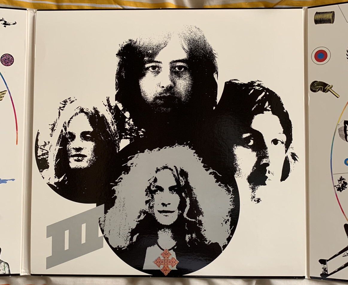 LED ZEPPELIN☆Same UK Atlantic Red/Maroon LED ZEPPELIN☆Same