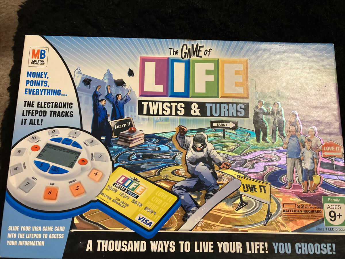 Milton Bradley Game of LIFE: Twists & Turns