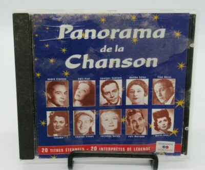 PANORAMA DE LA CHANSON MUSIC CD, 20 INTERPRETES DE LEGENDE, ANDREX LINA MARGY +