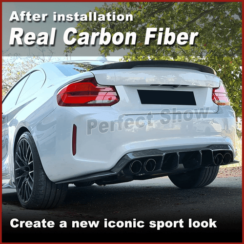 Carbon Heckdiffusor Diffusor Spoiler Heckansatz für BMW 2 Coupe F87 M2 2015-2018 - Bild 3 von 11