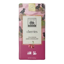 Endangered Species Natural Bars Dark Chocolate Cherries Bars 3 Oz Pack Of 4