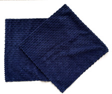 2 Pack Pillow Cover Cushion Cases 20'x20"Dark blue color E1-649